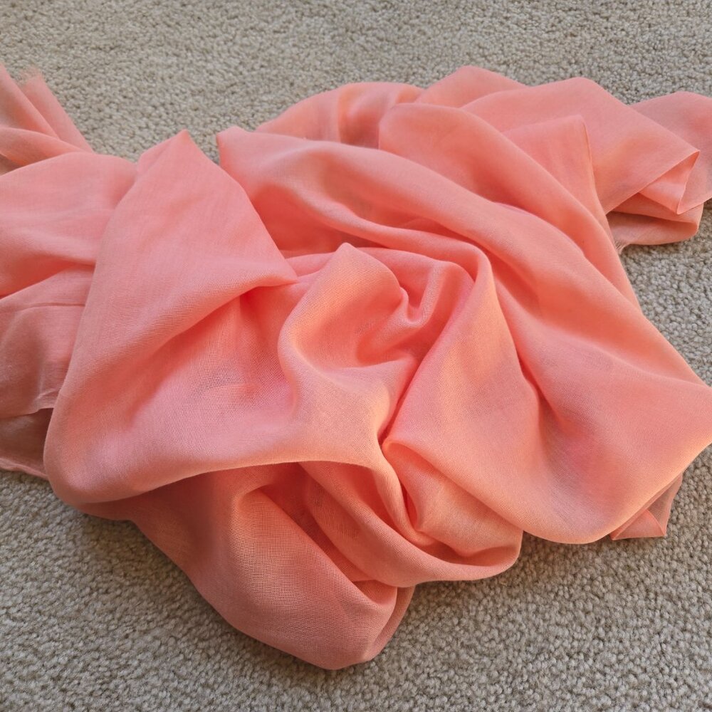 J. Crew Lightweight Silky Soft Scarf Pink - Picture 10 of 13
